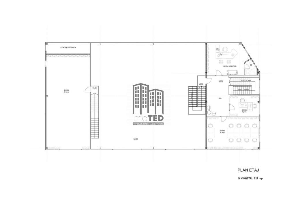Hala Industriala Moderna cu Birouri P+1, 735 mp in Mogosoaia-6