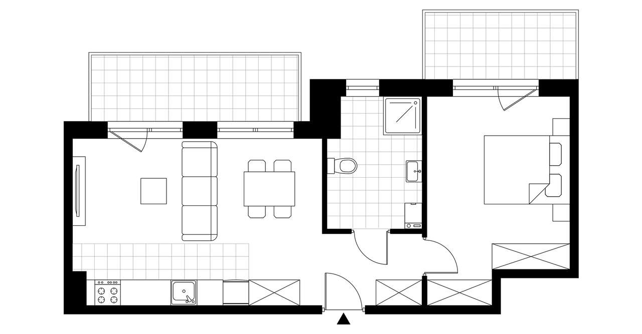 Ostoja Przylesie | mieszkanie 2-pok. | 1_1_01 - Pełny obrazek: 4/9