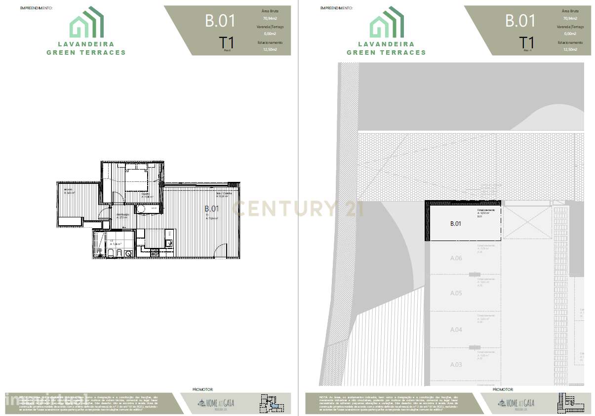 Apartamento T1+1 Parque Natural Lavandeira em Gaia - Lavandeira Green - Grande imagem: 5/5
