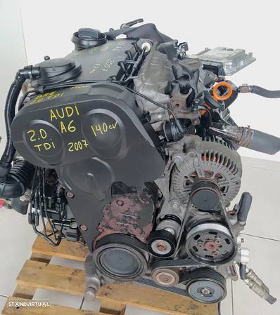 Motor audi A6 2.0TDI 140cv BRE - A6 C6 - caixa 6 velocidades GYX ano 2007 - 3