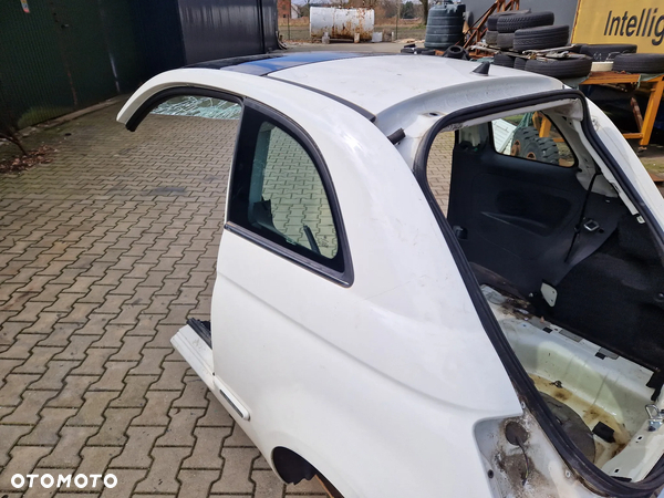Dach szklany panorama dupa błotnik błotniki ćwiartka tył Fiat 500 - 5