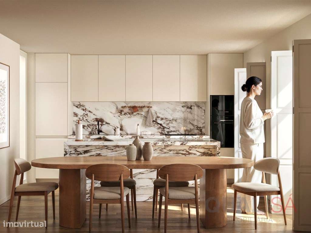 Apartamento T2 com terraço em prédio novo no centro histórico de Br... - Grande imagem: 3/27