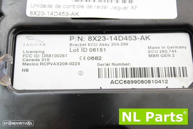 Unidade de controle de radar Jaguar XF 8X23-14D453-AK - 5