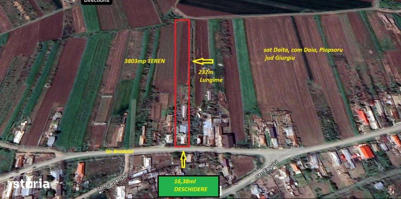 Sat Daita com Daia Plopsoru vanzare casa+teren 3800mp-1