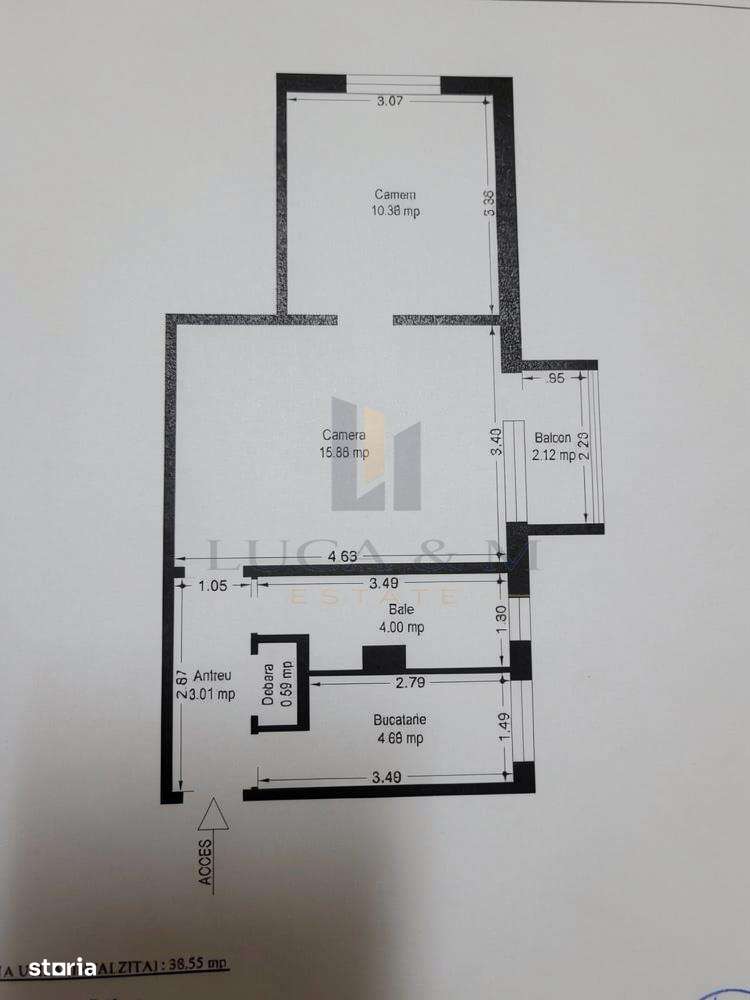 Apartament 2 camere de vanzare – zona Spitalul Judetean-6