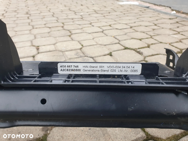 STELAŻ BELKA KONSOLI EU  head-up 4G0857745 Audi a6 c7 A7 - 3