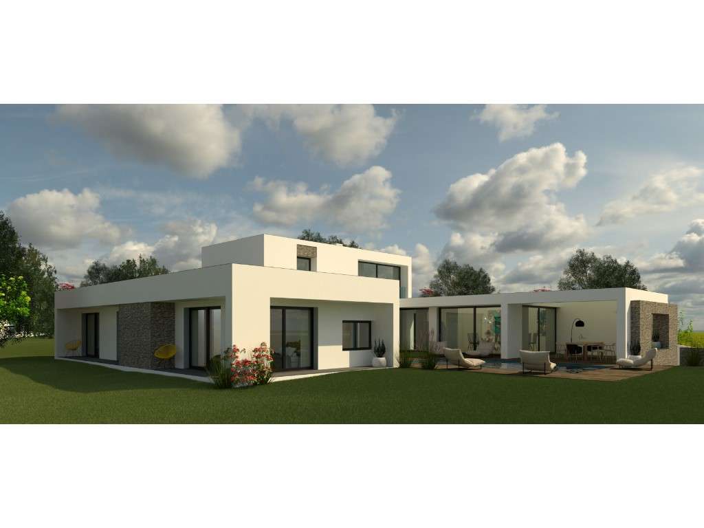 Moradia independente de arquitetura moderna e espetacular com vista...-26