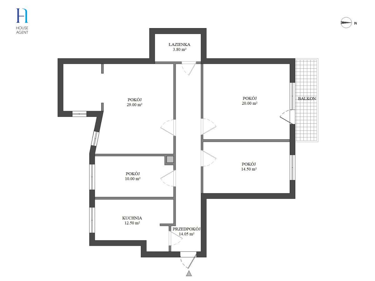 Przestronne mieszkanie w sercu Łodzi - ul.Pomorska - Pełny obrazek: 5/20