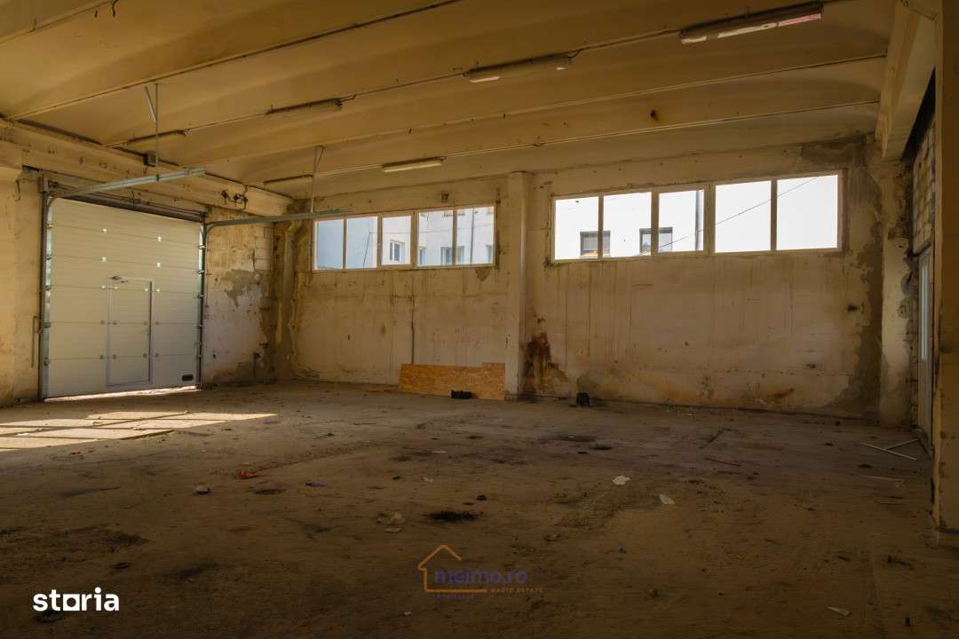 Hala de 307 mp – pozitie strategica intre Gara si Școala Nr. 2-7