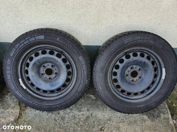 VW FELGI STALOWE ET33 6,5JX16 16' WRAZ OPONAMI PIRELLI 215/65 R16 - 3