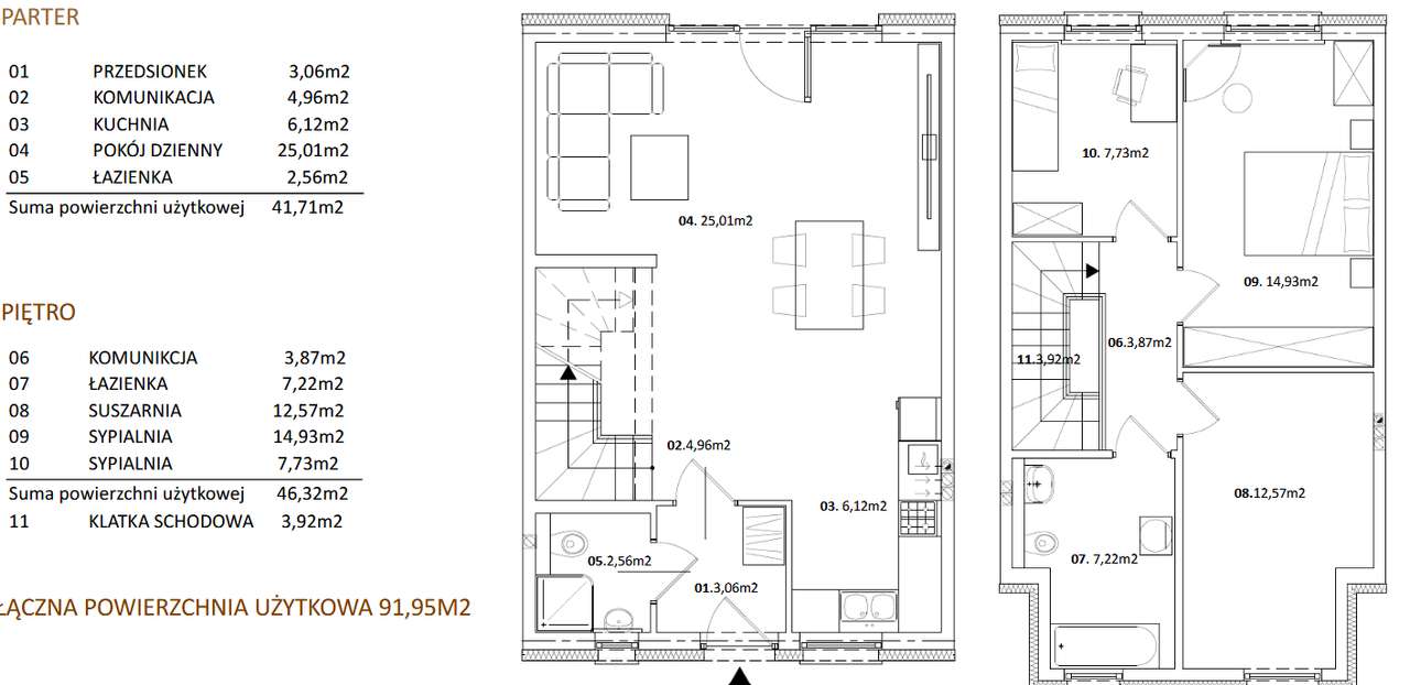 Dom w zabudowie szeregowej pod Poznaniem – gotowy do wykończenia 0% pr-18