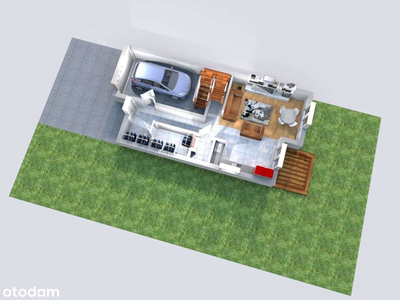 Gotowy dom z dużym ogrodem-1