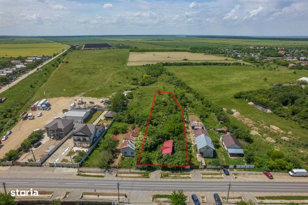 BILCIURESTI - TEREN CONSTRUCTII 3294 MP, FRONT 21 M ! - Imagine principală: 1/15