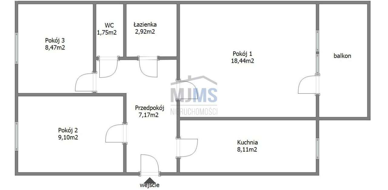 3 pok. z balkonem i widokiem – Rumia, ul.Poznańska - Pełny obrazek: 3/19