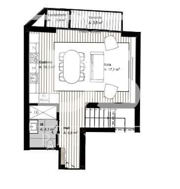 Apartamento T2 Duplex Novo com terraço  - Metro, Póvoa de Varzim-21