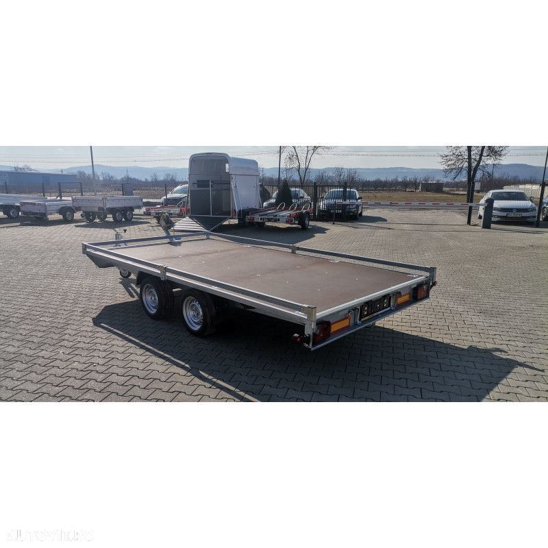 Autocar Remorca auto platforma universala trailer cu prelata 1500-2700 de kg - 2