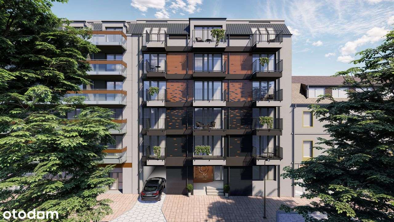 Nowe, 2 pokoje 44,29m² z balkonem i widokiem na Plac Słowiański