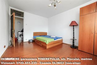 INCHIRIERE garsoniera TINERETULUI (Piscului), metrou