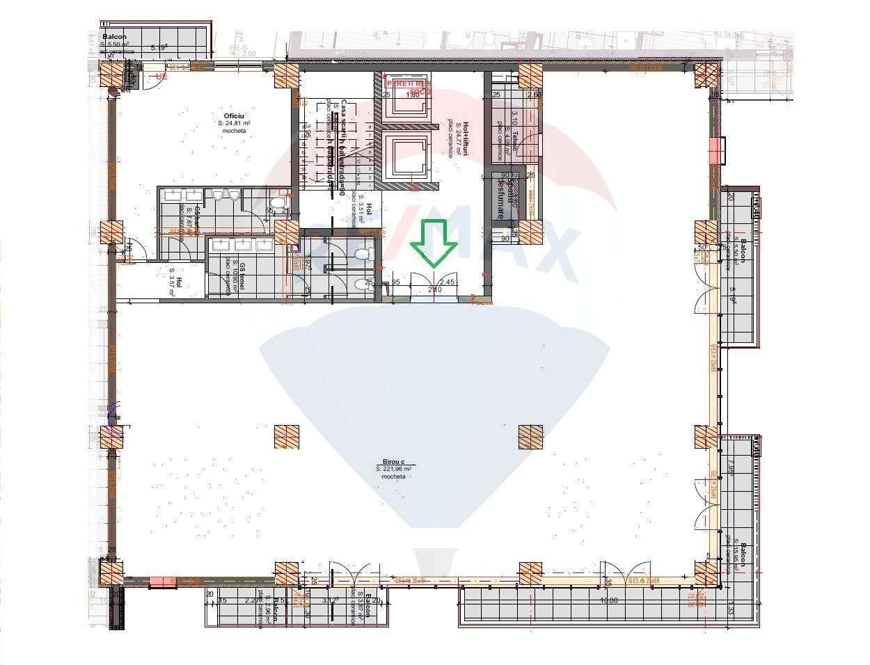 Spațiu de birouri de 275mp de închiriat în zona Marasti - Imagine principală: 5/17