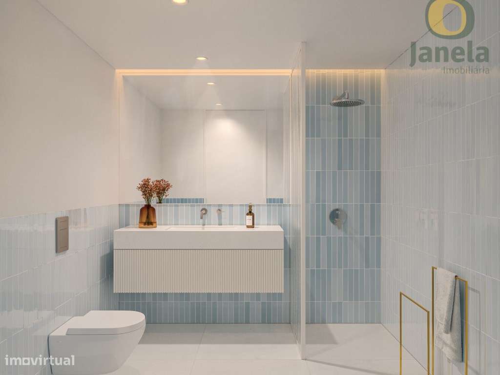 Apartamento T2 Novo em Condomínio Privado com Piscina Interior e Ex... - Grande imagem: 5/17