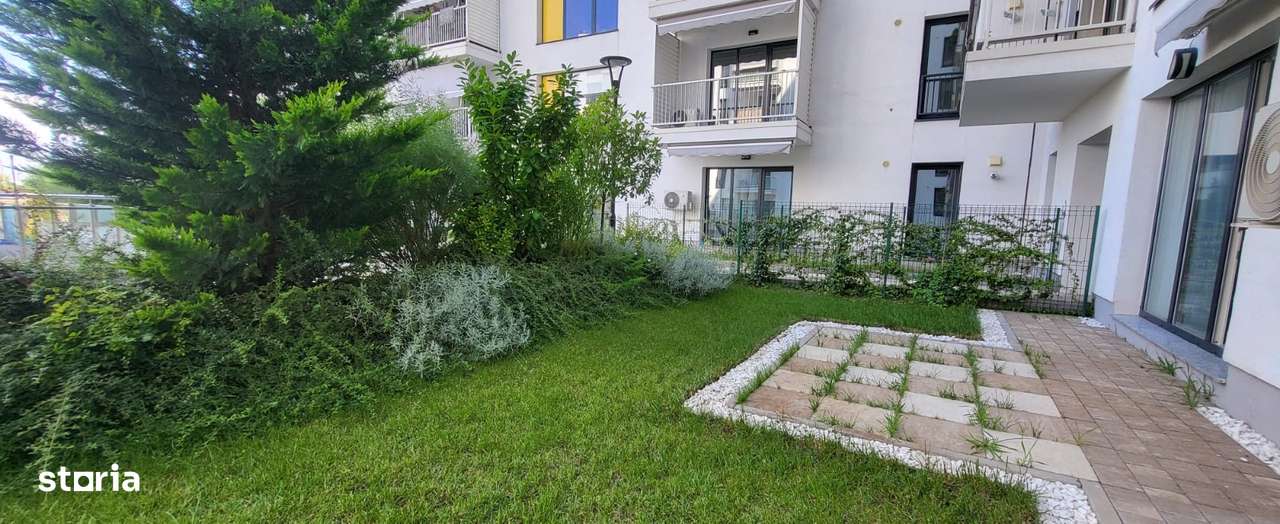 FARA COMISIOANE GARSONIERA ELEGANTA MOBILATA cu curte proprie de 33mp-3