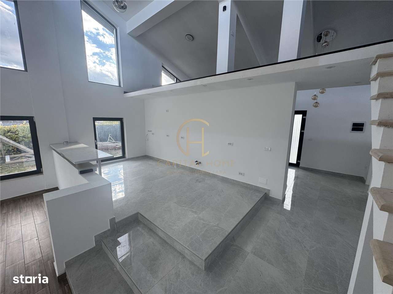 Vila single, arhitectura moderna, 1500 mp teren, beci-15