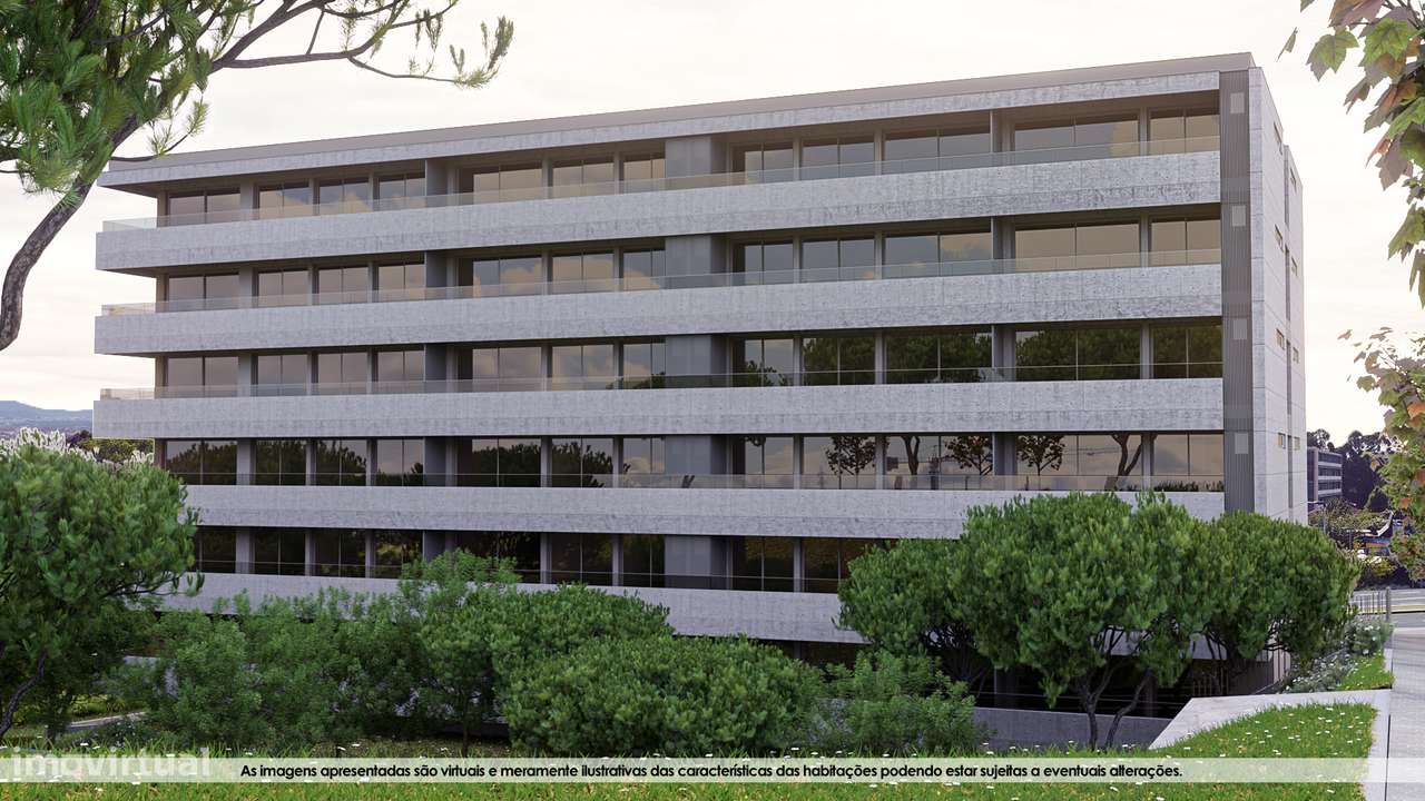 Excelente T2, Novo, com varanda, em Mafamude, 700m do El Corte Inglès - Grande imagem: 5/27