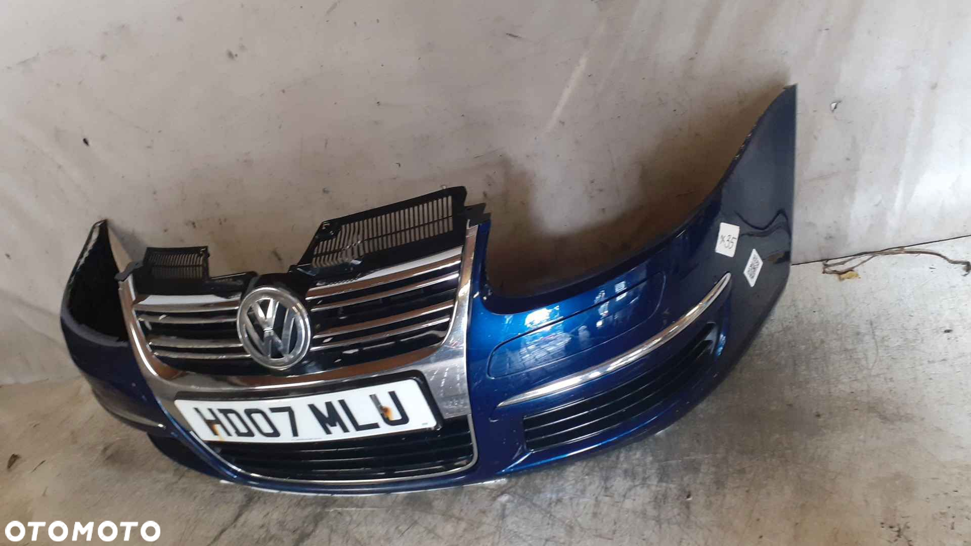 ! ZDERZAK PRZÓD PRZEDNI VOLKSWAGEN JETTA GOLF 5 KOMBI LD5Q GRANATOWY - 3