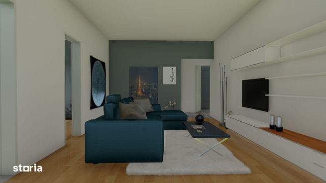 COPOU- INTABULAT- MOBILAT- Apartament cu 3 camere Hay Panoramic Resid.-14