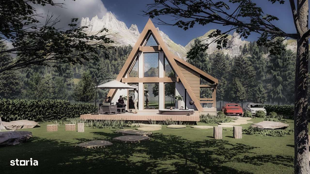 Casă A‑Frame 4 camere, Râșnov,Brasov-Direct dezvoltator, fără comision-14