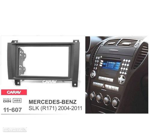 MOLDURA ADAPTADOR PRETO PARA RADIO 2-DIN PARA MERCEDES CLASE-SLK - 1