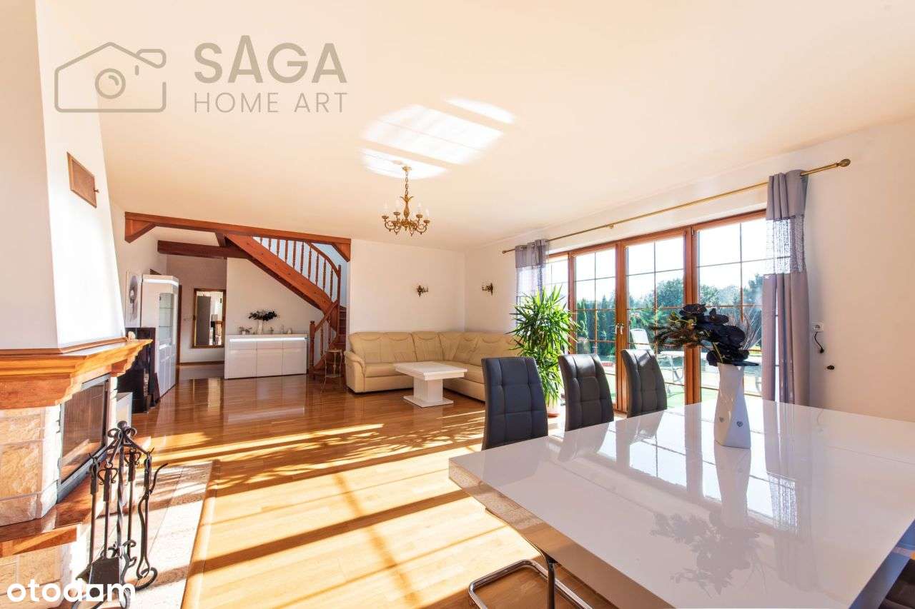 0% prowizji/dom: 292 m²/działka 3066 m²/możliwość-4