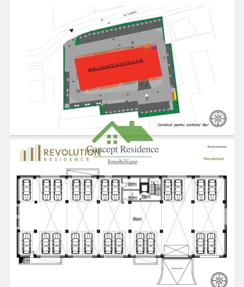 Ap. 2 camere, bloc nou str. Lupului, parter – comision 0% - Imagine principală: 5/5
