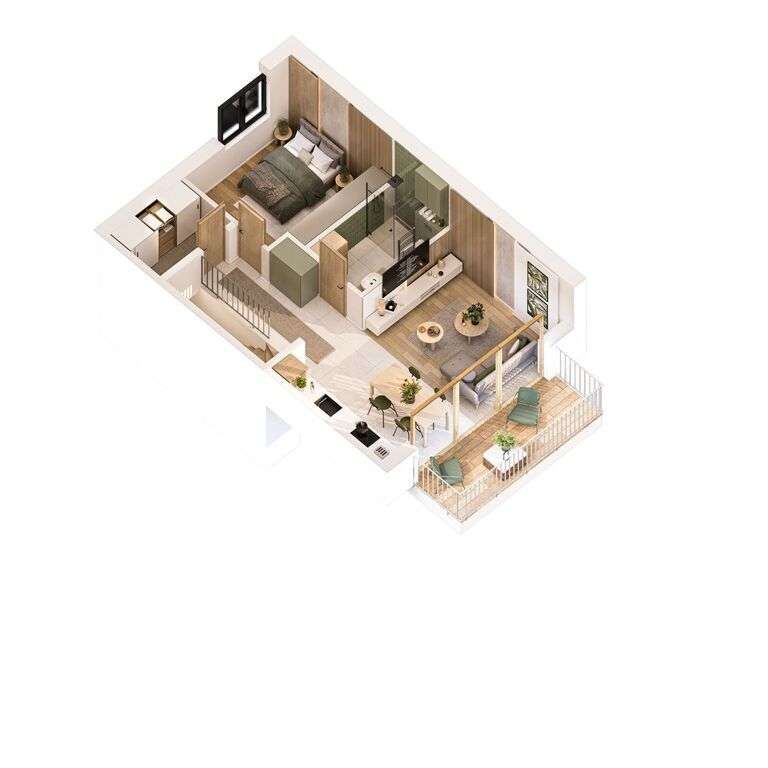 2 pokoje+garderoba ✅ podłogówka ✅ strych 17m2-10