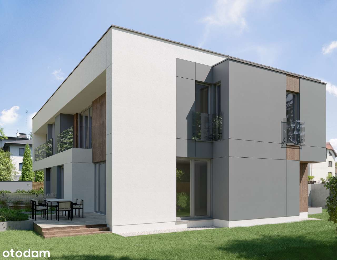 Nowoczesna Bryła Nowy DOM do PKP 350m - wysoki standard-10