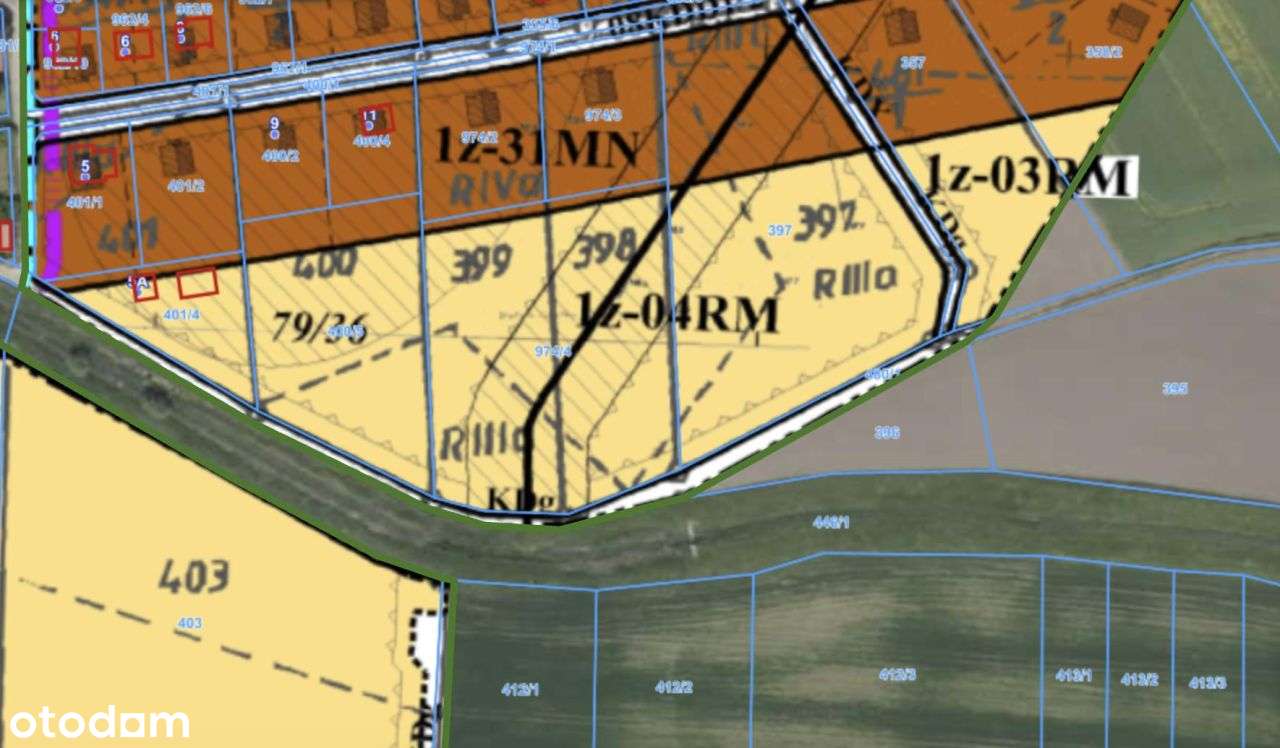 |Łagiewniki|Polna|Zagrodowa|Mpzp|8151m2| - Pełny obrazek: 5/6