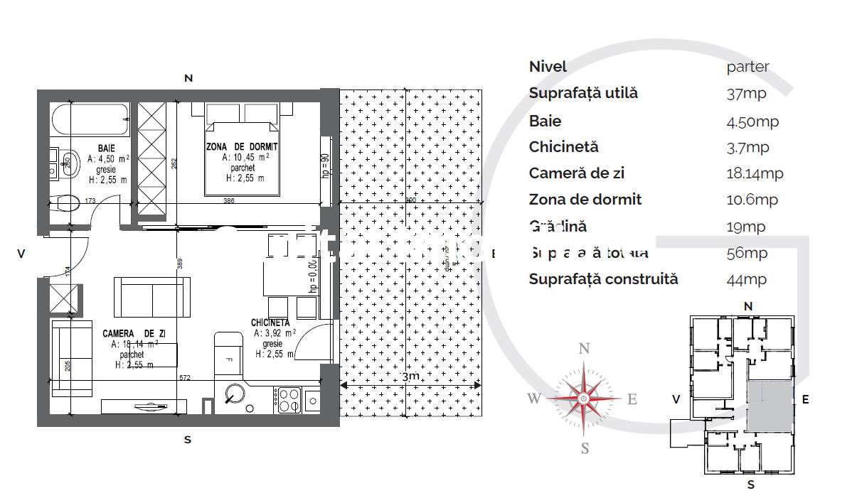 Comision 0% I Studio +gradina I Pret cu TVA inclus I Vila C7 - Imagine principală: 4/5