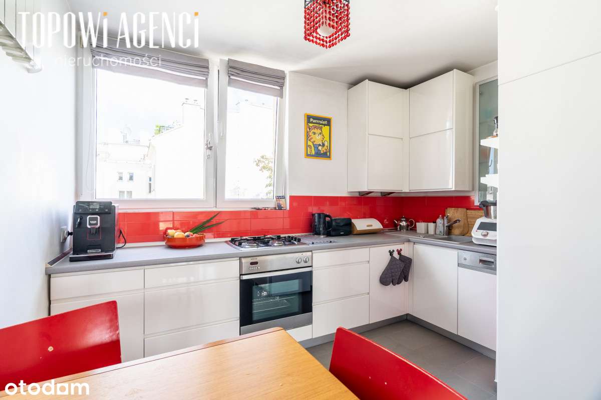 2 pokoje 49,5 m2, Solec 54, winda balkon Metro Cnk-5