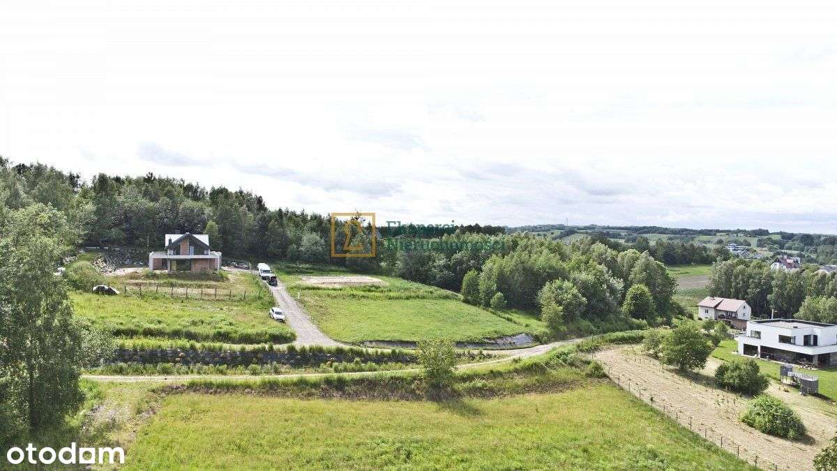 działka budowlana z fundamentem, Zielone wzgórze-10