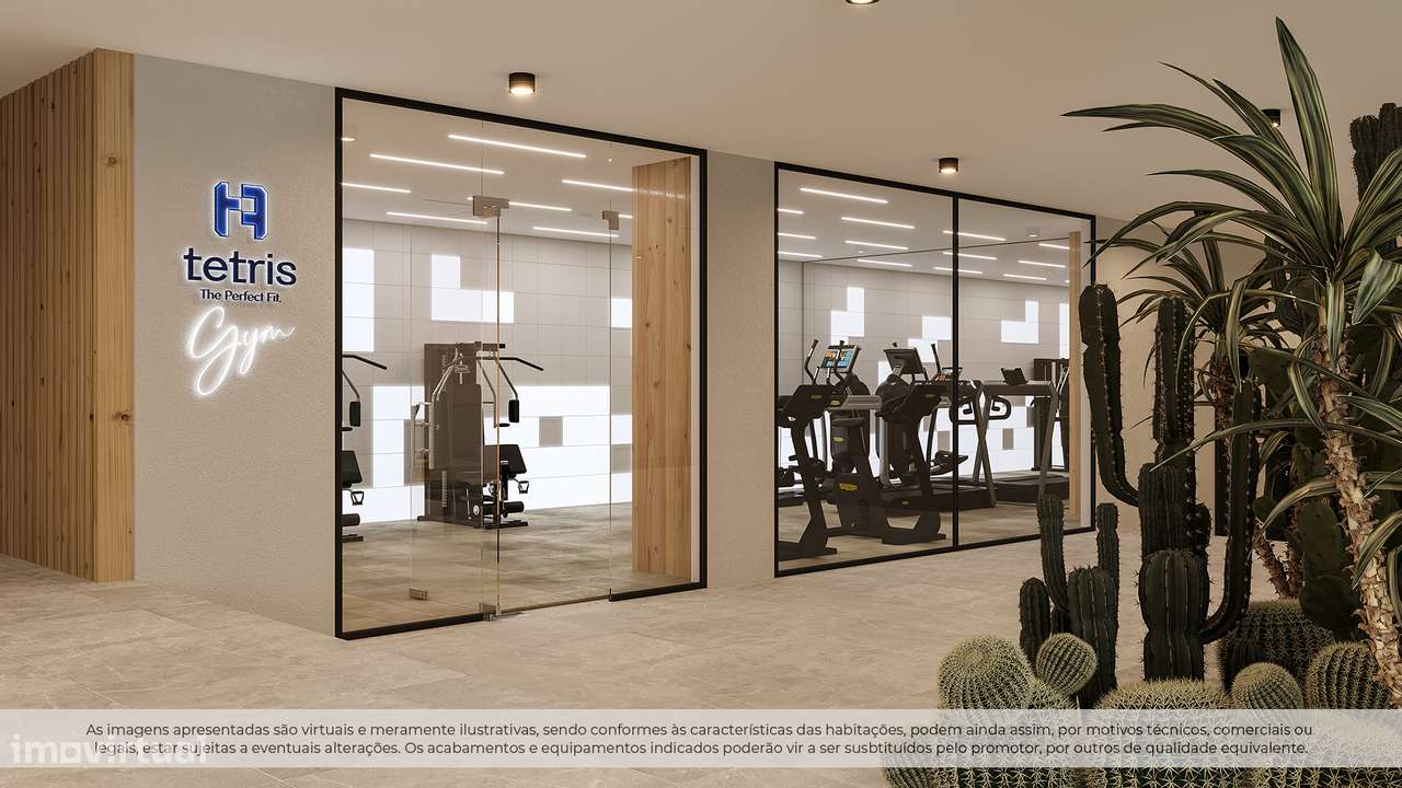 T0 novo com gym e garagem em Vila Nova de Gaia - Grande imagem: 4/13
