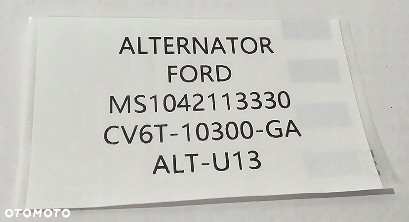 ALTERNATOR C-MAX / TRANSIT / TOURNEO / FOCUS / 1.0 ECOBOOST 1781479 120A - 6