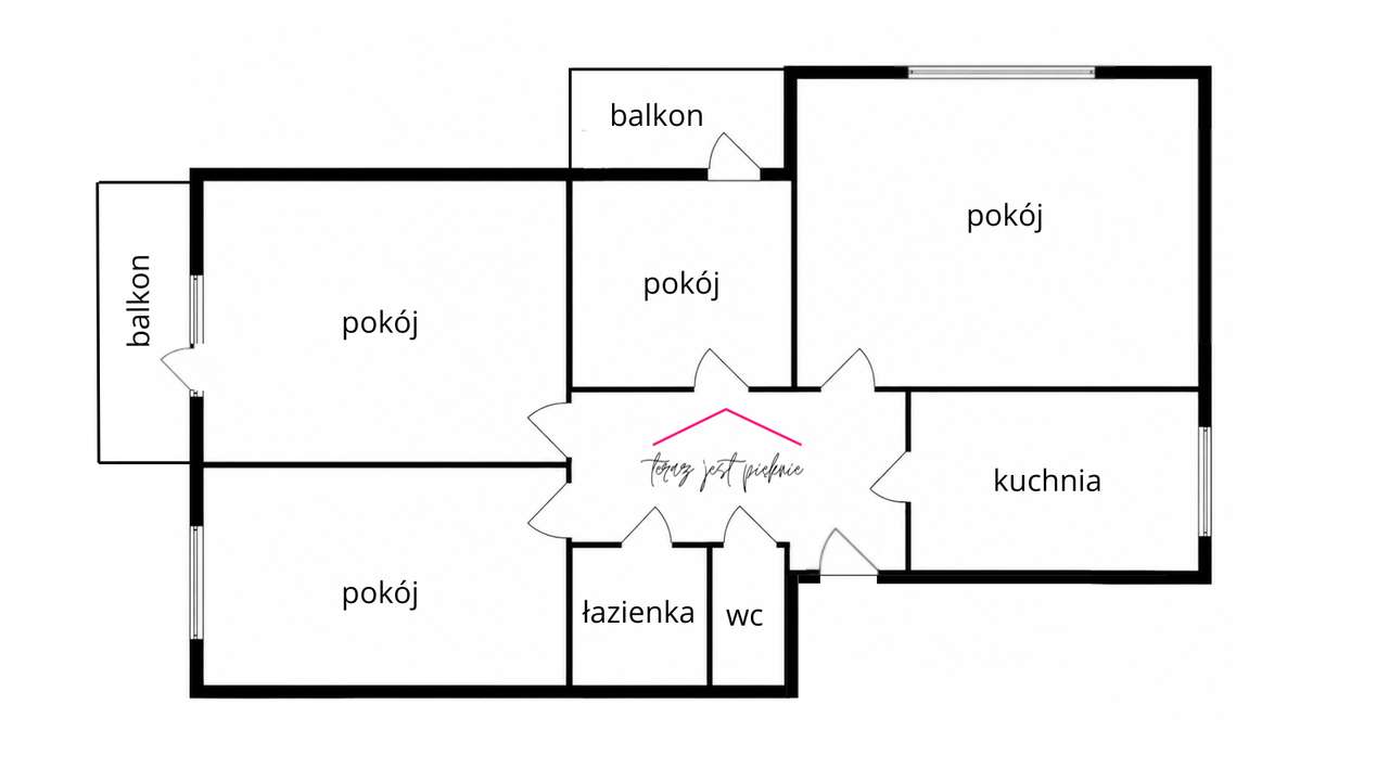✰ 4 POKOJE ✰ 2 balkony ✰ MIEJSCE POSTOJOWE ✰ osobna kuchnia ✰-15