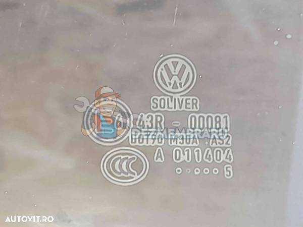Geam usa stanga spate Volkswagen Passat B6 (3C2) [Fabr 2005-2010] OEM - 2