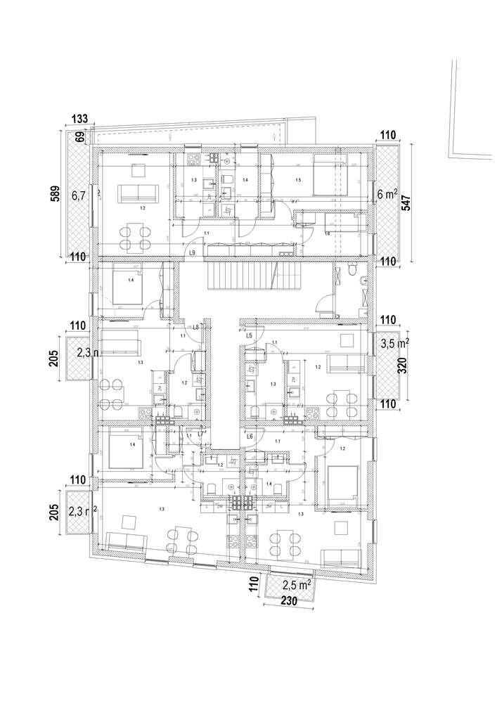 Przemyślany układ, każdy metr w pełni wykorzystany- 31,7m2 + Balkon - Pełny obrazek: 3/4