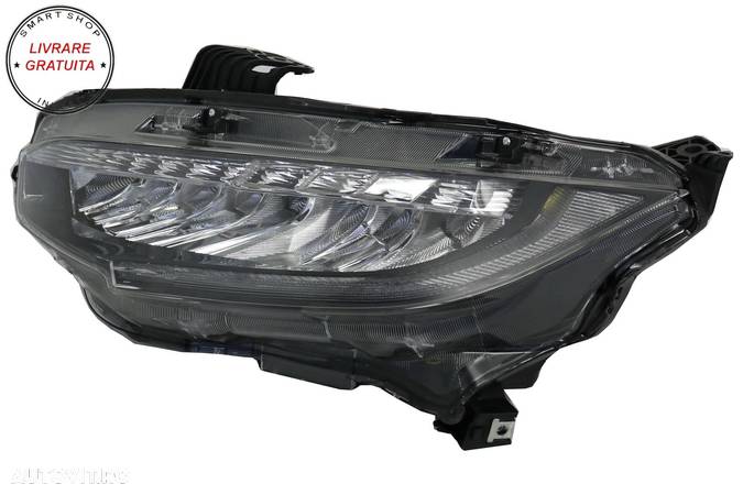 Faruri Full LED HONDA Civic Mk10 FC/FK (2016-Up) Sedan & Hatchback Semnalizare Din- livrare gratuita - 6