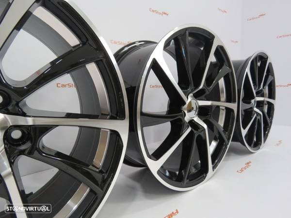 Jantes Look Audi ABT DR18 18 x 8 et 39 5x112 Preto + Polido - 5