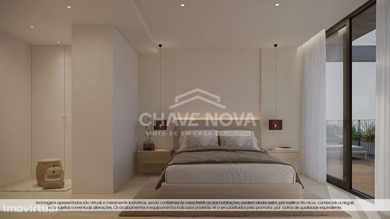 T3 Novo Último Piso c/ Terraço e Box em Santa Marinha (Coimbrões)-12