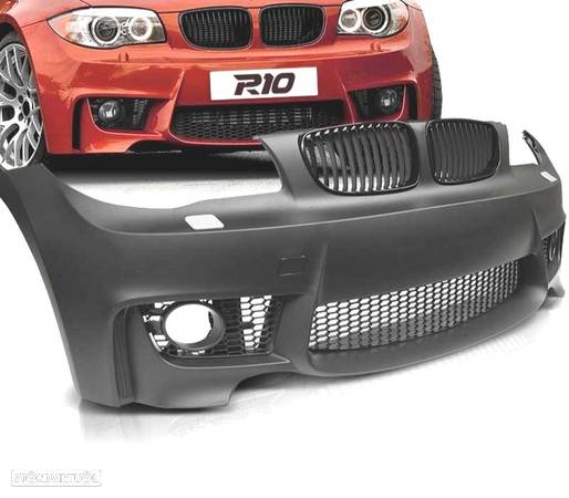 PARA-CHOQUES FRONTAL PARA BMW E81 E82 E87 E88 04-13 LOOK M1 + GRELHAS - 5