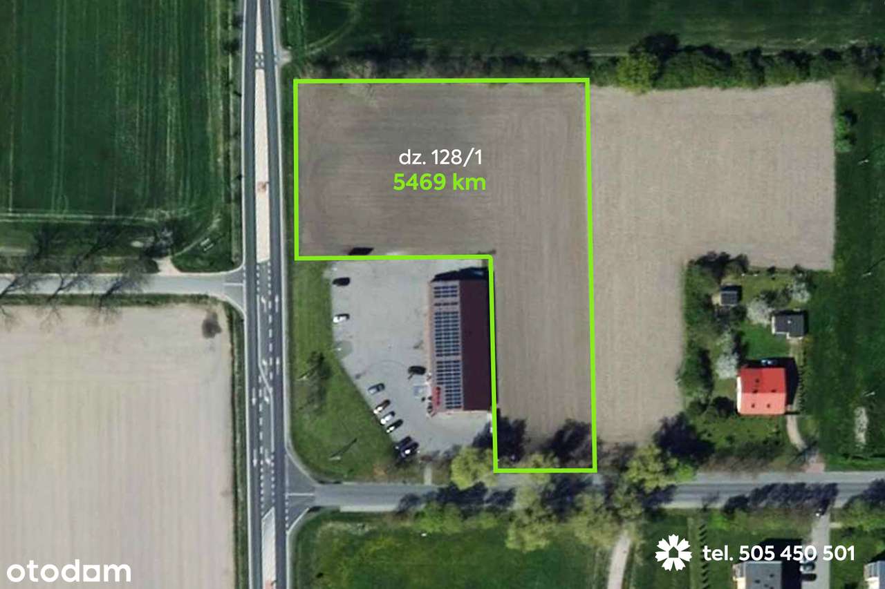 Działka inwestycyjna -  5469 m2, gmina Nowe Ostrowy - Pełny obrazek: 2/10