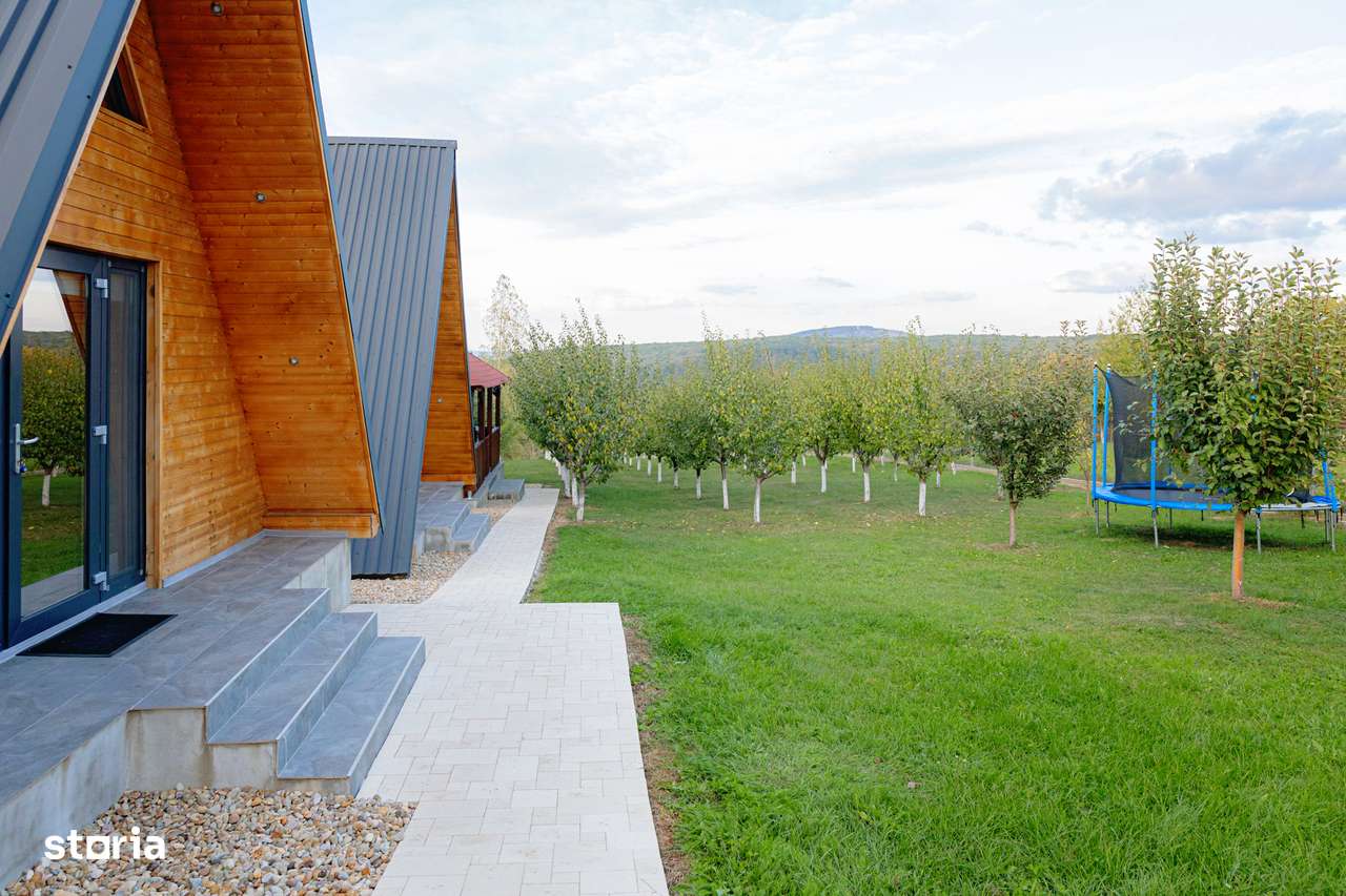 De vânzare – Business la cheie și casă rezidențială „Wild A-frame"-17